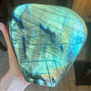 Extra Large Labradorite Self-Standing Crystal